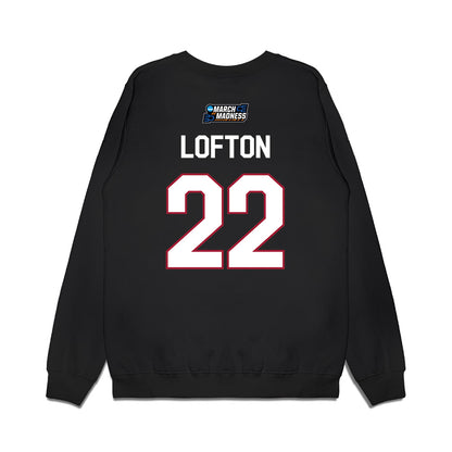 Oklahoma - NCAA Women's Basketball : Keziah Lofton - NCAA® March Madness® Premium Crewneck Sweatshirt-1