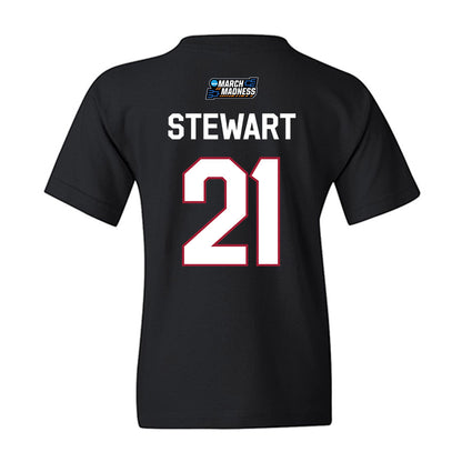 Oklahoma - NCAA Women's Basketball : Brooklyn Stewart - NCAA® March Madness® Youth T-Shirt-1