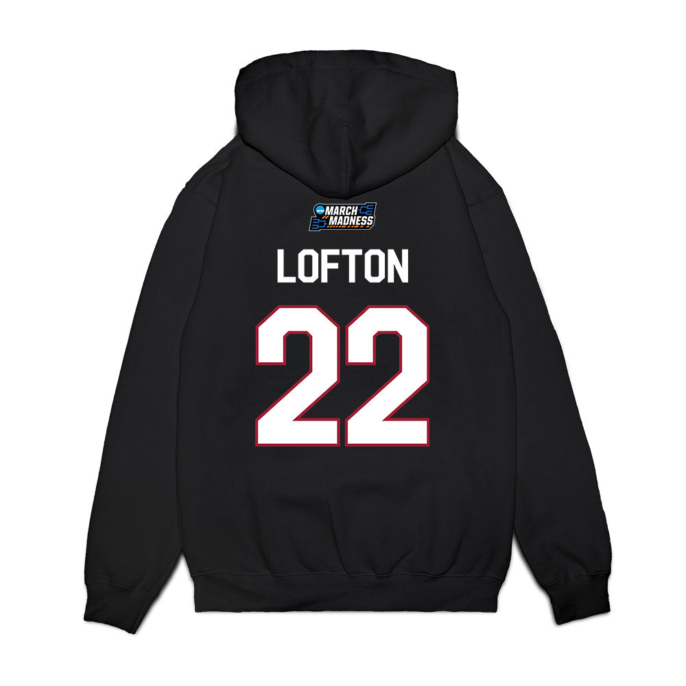 Oklahoma - NCAA Women's Basketball : Keziah Lofton - NCAA® March Madness® Premium Hooded Sweatshirt-1