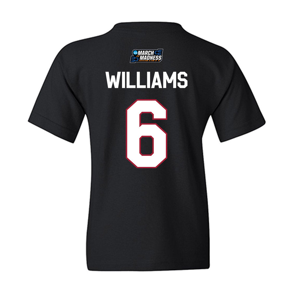 Oklahoma - NCAA Women's Basketball : Sahara Williams - NCAA® March Madness® Youth T-Shirt-1