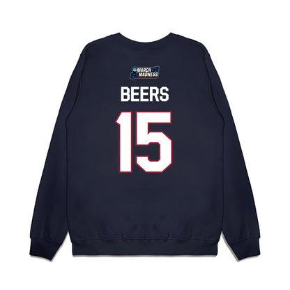 Oklahoma - NCAA Women's Basketball : Raegan Beers - NCAA® March Madness® 2026 Premium Crewneck Sweatshirt-1