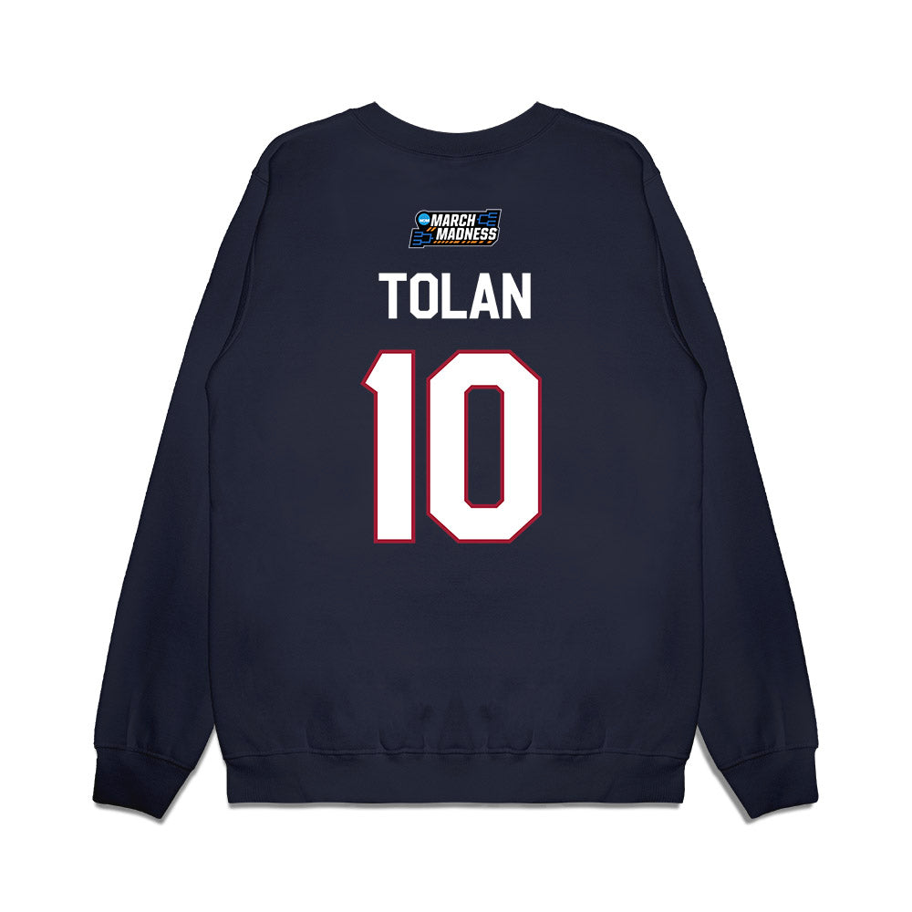 Oklahoma - NCAA Women's Basketball : Emma Tolan - NCAA® March Madness® 2026 Premium Crewneck Sweatshirt-1