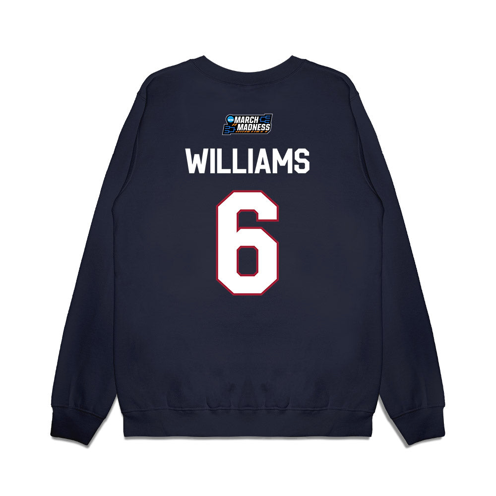 Oklahoma - NCAA Women's Basketball : Sahara Williams - NCAA® March Madness® 2026 Premium Crewneck Sweatshirt-1
