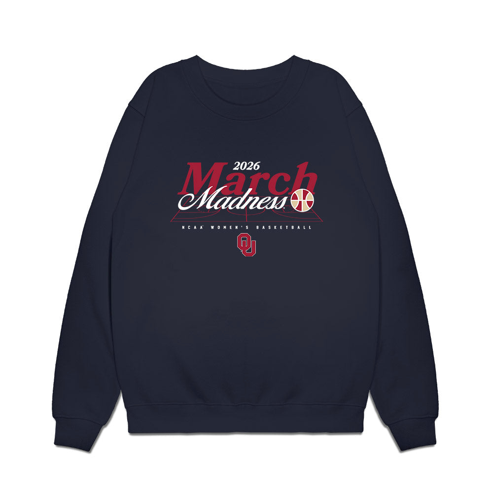 Oklahoma - NCAA Women's Basketball : Aaliyah Chavez - NCAA® March Madness® 2026 Premium Crewneck Sweatshirt-0