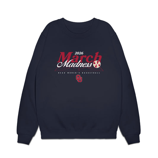 Oklahoma - NCAA Women's Basketball : Sahara Williams - NCAA® March Madness® 2026 Premium Crewneck Sweatshirt-0