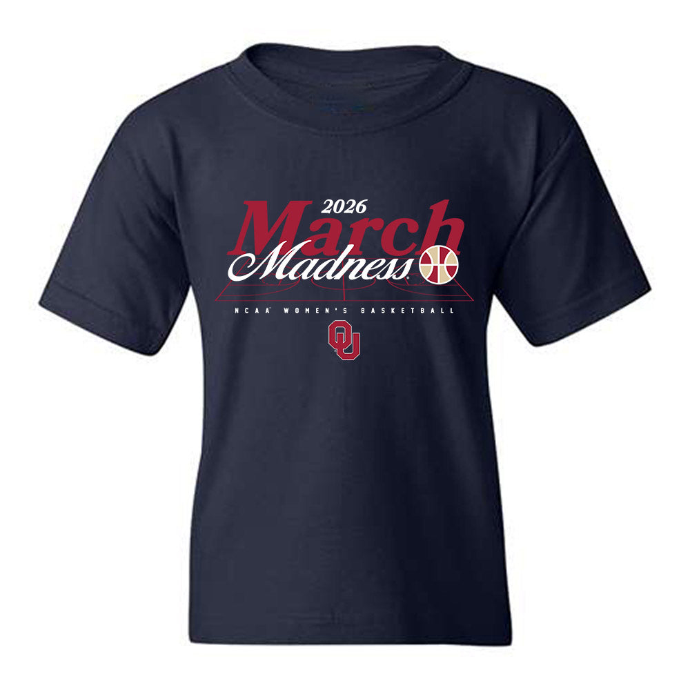 Oklahoma - NCAA Women's Basketball : Caya Smith - NCAA® March Madness® 2026 Youth T-Shirt-0