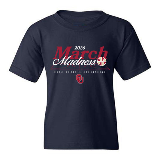Oklahoma - NCAA Women's Basketball : Caya Smith - NCAA® March Madness® 2026 Youth T-Shirt-0