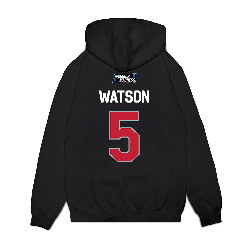Ohio State - NCAA Women's Basketball : Ava Watson - NCAA® March Madness® 2026 Premium Hooded Sweatshirt-1