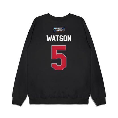Ohio State - NCAA Women's Basketball : Ava Watson - NCAA® March Madness® 2026 Premium Crewneck Sweatshirt-1