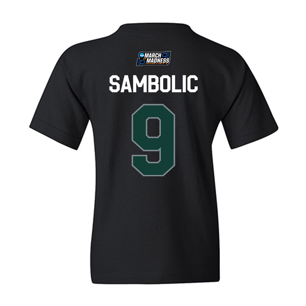 Michigan State - NCAA Women's Basketball : Sara Sambolic - NCAA® March Madness® 2026 Youth T-Shirt-1