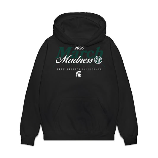 Michigan State - NCAA Women's Basketball : Sara Sambolic - NCAA® March Madness® 2026 Premium Hooded Sweatshirt-0