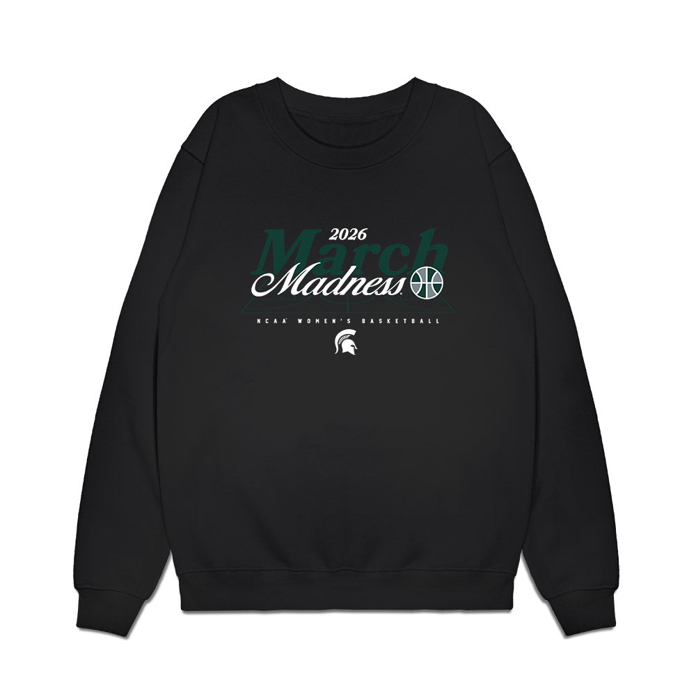 Michigan State - NCAA Women's Basketball : Sara Sambolic - NCAA® March Madness® 2026 Premium Crewneck Sweatshirt-0