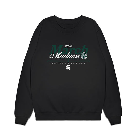 Michigan State - NCAA Women's Basketball : Sara Sambolic - NCAA® March Madness® 2026 Premium Crewneck Sweatshirt-0