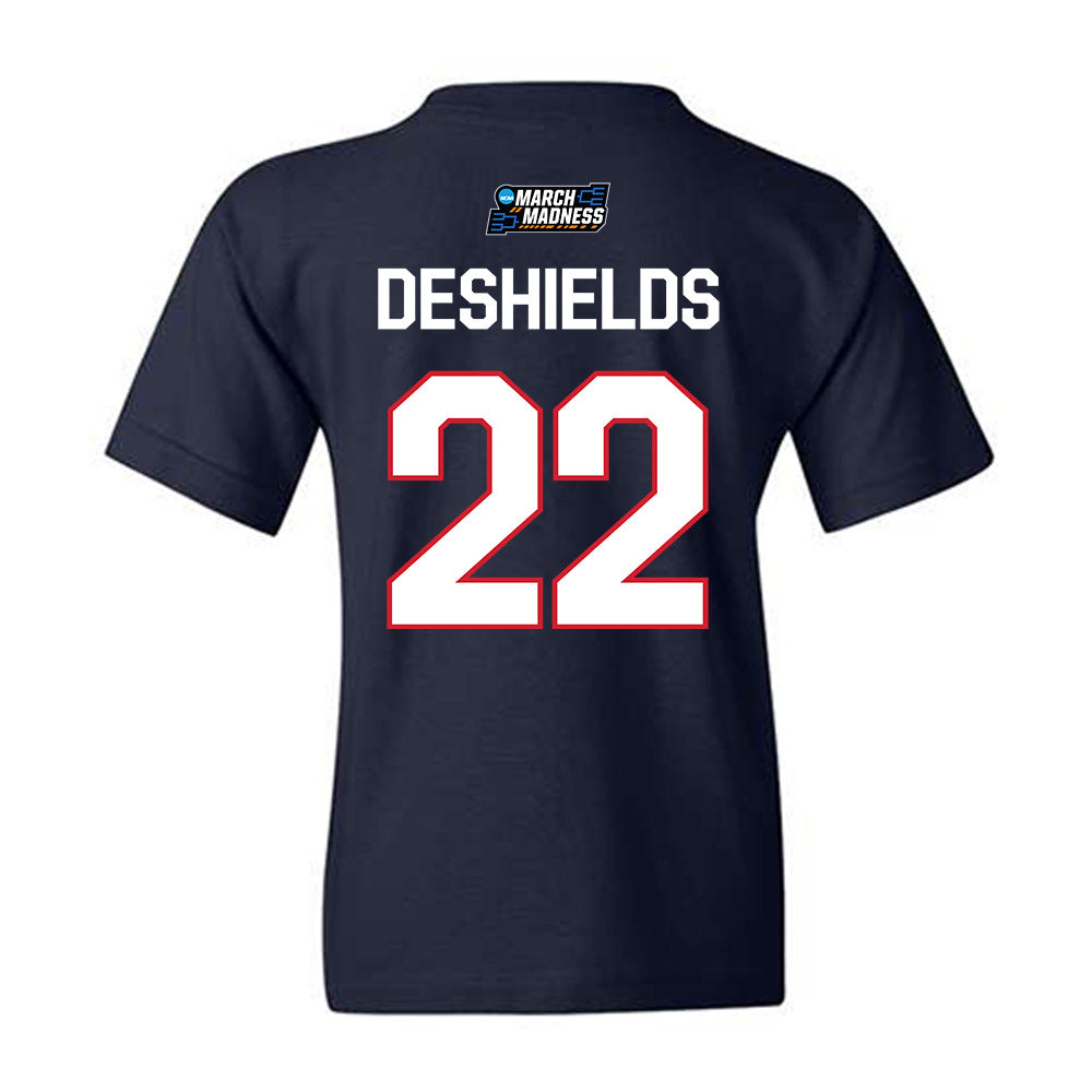 Ole Miss - NCAA Women's Basketball : Denim DeShields - NCAA® March Madness® 2026 Youth T-Shirt-1