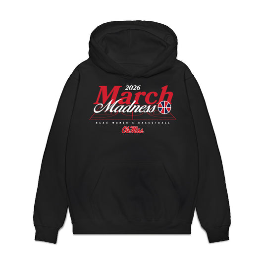 Ole Miss - NCAA Women's Basketball : Debreasha Powe - NCAA® March Madness® 2026 Premium Hooded Sweatshirt-0