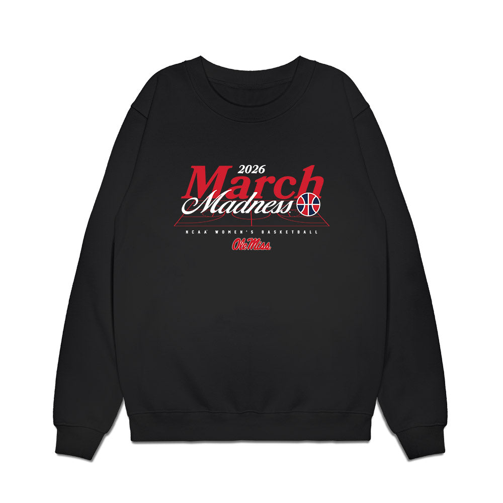Ole Miss - NCAA Women's Basketball : Denim DeShields - NCAA® March Madness® 2026 Premium Crewneck Sweatshirt-0