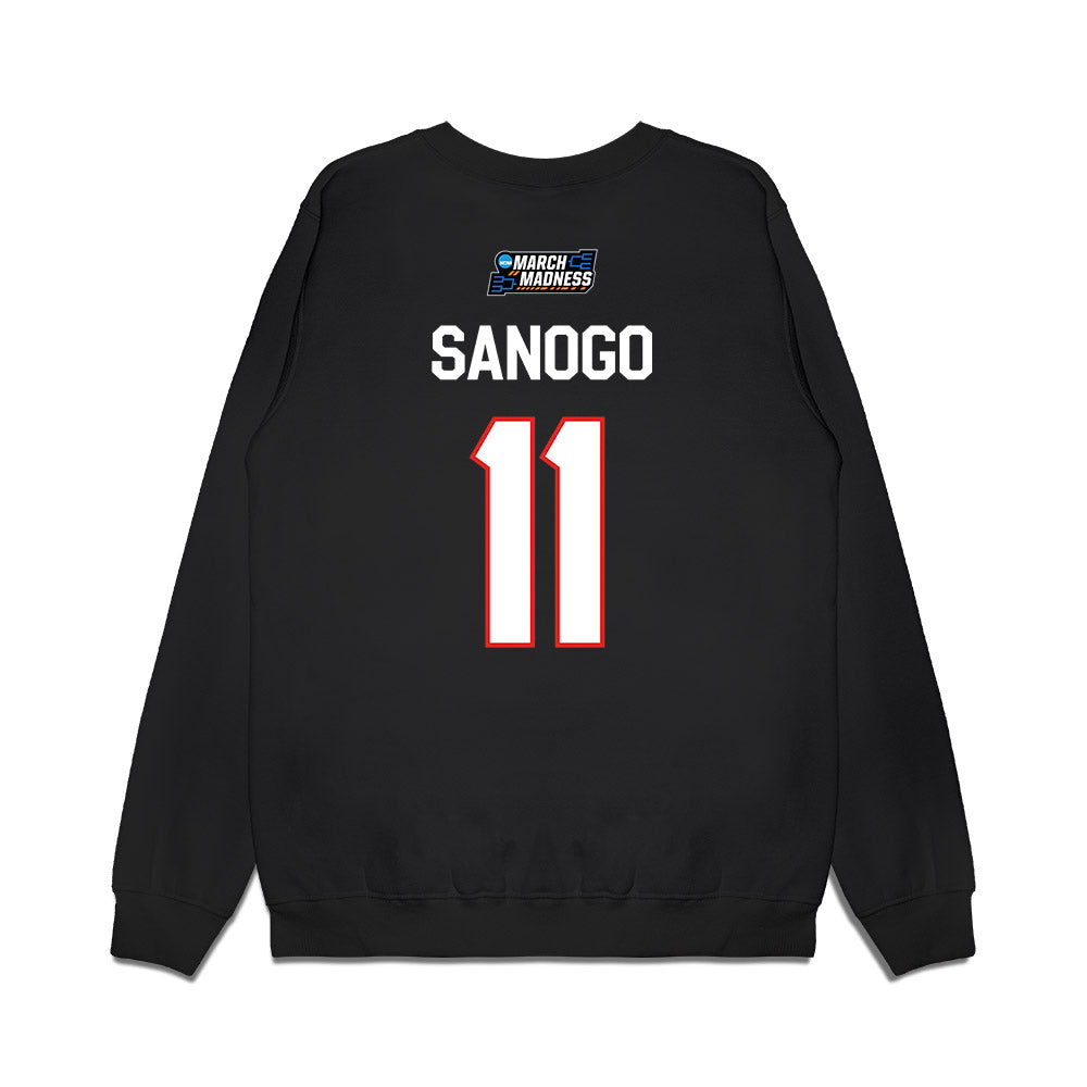Texas Tech - NCAA Women's Basketball : Sarengbe Sanogo - NCAA® March Madness® 2026 Premium Crewneck Sweatshirt-1