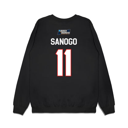 Texas Tech - NCAA Women's Basketball : Sarengbe Sanogo - NCAA® March Madness® 2026 Premium Crewneck Sweatshirt-1