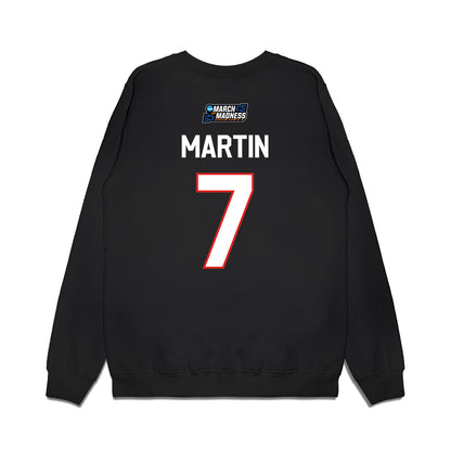 Texas Tech - NCAA Women's Basketball : Kalysta Martin - NCAA® March Madness® 2026 Premium Crewneck Sweatshirt-1