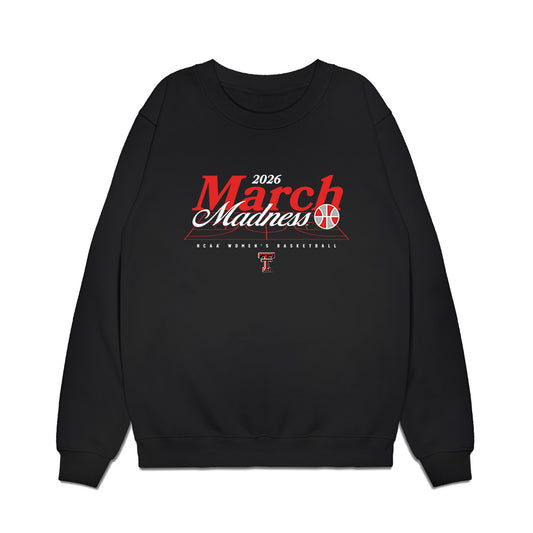 Texas Tech - NCAA Women's Basketball : Kalysta Martin - NCAA® March Madness® 2026 Premium Crewneck Sweatshirt-0