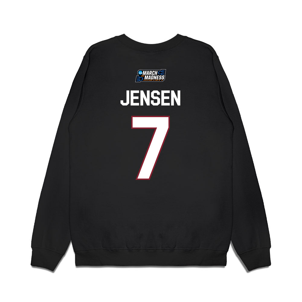 Iowa State - NCAA Women's Basketball : Freya Jensen - March Madness Shersey Premium Crewneck Sweatshirt-1
