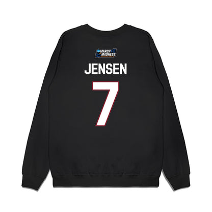 Iowa State - NCAA Women's Basketball : Freya Jensen - March Madness Shersey Premium Crewneck Sweatshirt-1