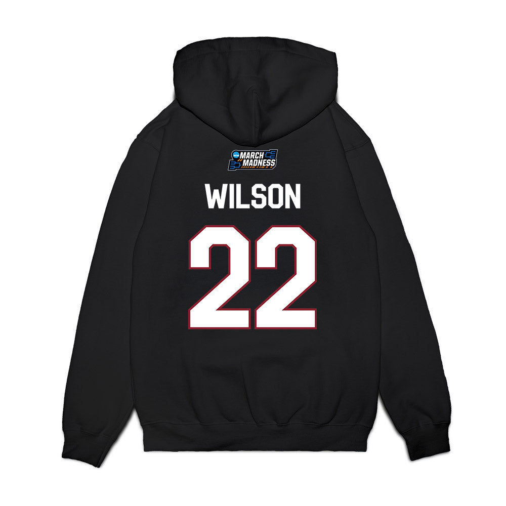 Iowa State - NCAA Women's Basketball : Reagan Wilson - March Madness Shersey Premium Hooded Sweatshirt-1