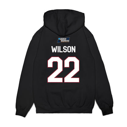 Iowa State - NCAA Women's Basketball : Reagan Wilson - March Madness Shersey Premium Hooded Sweatshirt-1