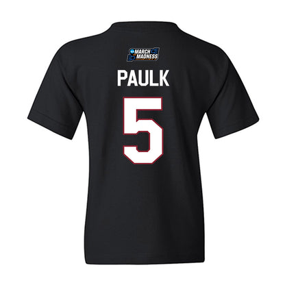 Iowa State - NCAA Women's Basketball : Evangelia Paulk - March Madness Shersey Youth T-Shirt-1