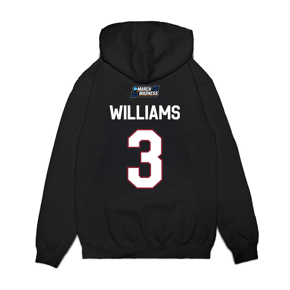 Iowa State - NCAA Women's Basketball : Alisa Williams - March Madness Shersey Premium Hooded Sweatshirt-1