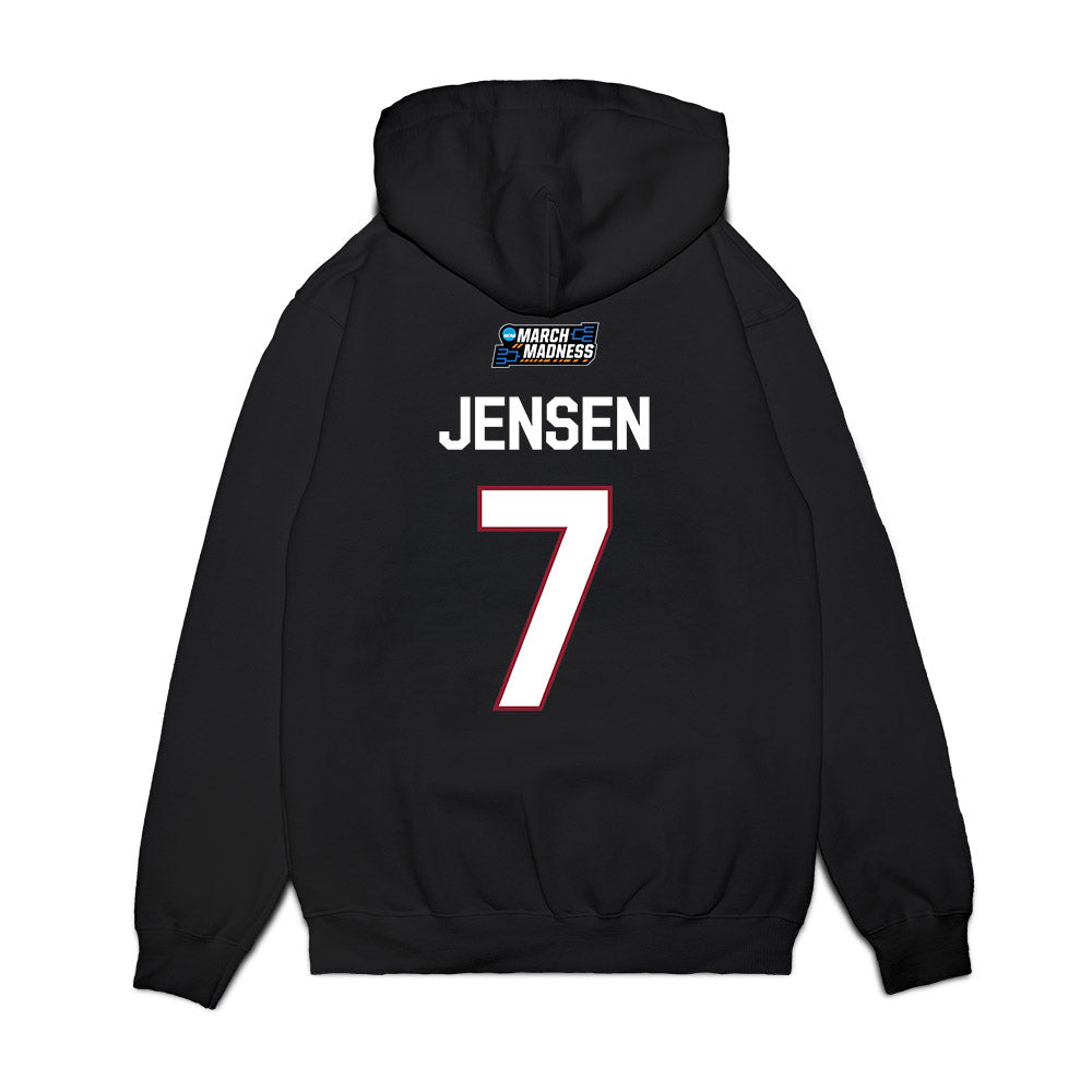 Iowa State - NCAA Women's Basketball : Freya Jensen - March Madness Shersey Premium Hooded Sweatshirt-1