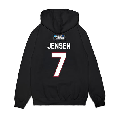 Iowa State - NCAA Women's Basketball : Freya Jensen - March Madness Shersey Premium Hooded Sweatshirt-1