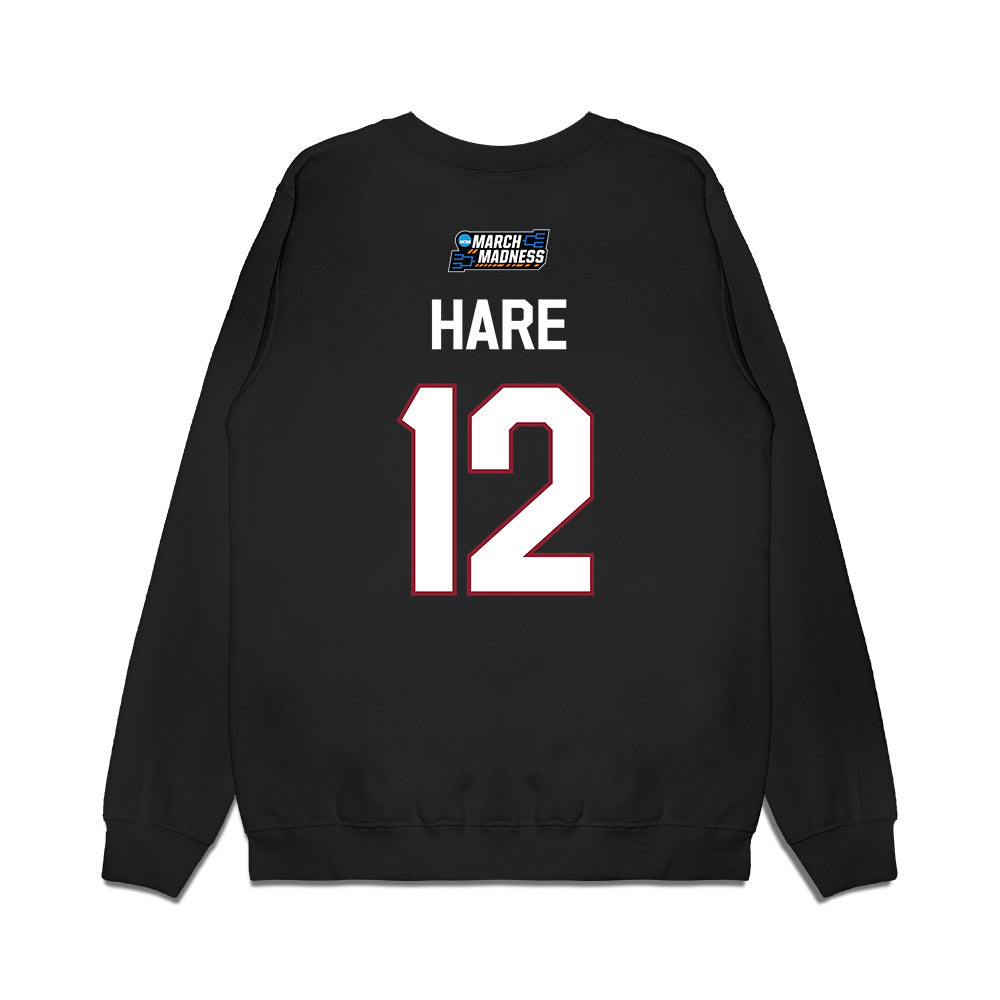 Iowa State - NCAA Women's Basketball : Kenzie Hare - March Madness Shersey Premium Crewneck Sweatshirt-1