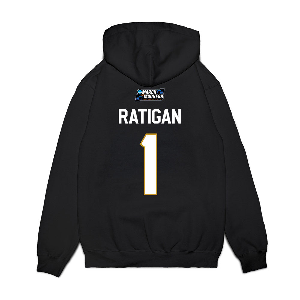 Notre Dame - NCAA Women's Basketball : Kelly Ratigan - NCAA® March Madness® Premium Hooded Sweatshirt-1