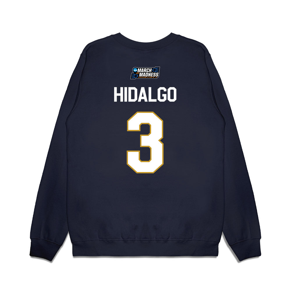 Notre Dame - NCAA Women's Basketball : Hannah Hidalgo - NCAA® March Madness® 2026 Premium Crewneck Sweatshirt-1