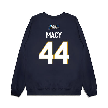 Notre Dame - NCAA Women's Basketball : Leah Macy - NCAA® March Madness® 2026 Premium Crewneck Sweatshirt-1