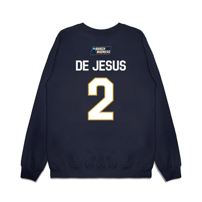 Notre Dame - NCAA Women's Basketball : Vanessa de Jesus - NCAA® March Madness® Premium Crewneck Sweatshirt-1