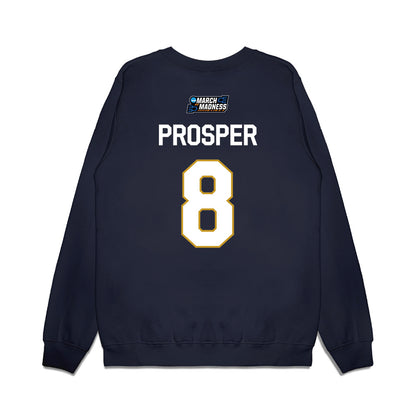 Notre Dame - NCAA Women's Basketball : Cassandre Prosper - NCAA® March Madness® Premium Crewneck Sweatshirt-1