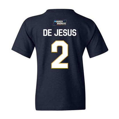 Notre Dame - NCAA Women's Basketball : Vanessa de Jesus - NCAA® March Madness® 2026 Youth T-Shirt-1