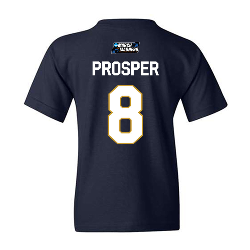 Notre Dame - NCAA Women's Basketball : Cassandre Prosper - NCAA® March Madness® 2026 Youth T-Shirt-1