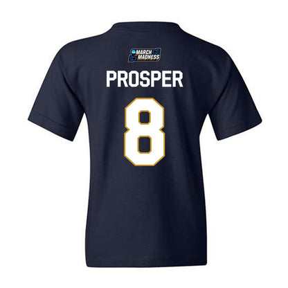 Notre Dame - NCAA Women's Basketball : Cassandre Prosper - NCAA® March Madness® 2026 Youth T-Shirt-1