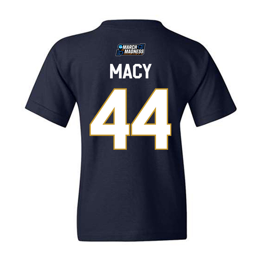 Notre Dame - NCAA Women's Basketball : Leah Macy - NCAA® March Madness® Youth T-Shirt-1