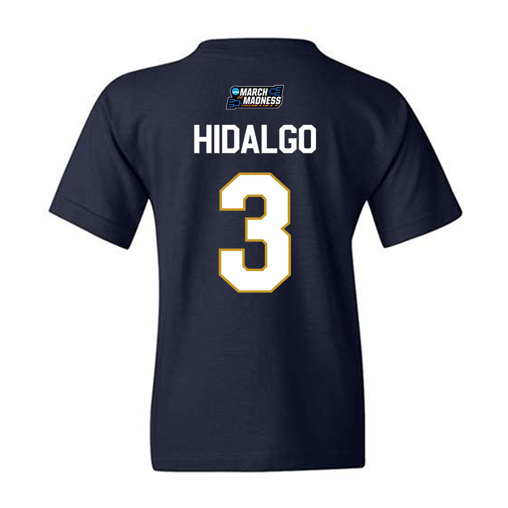 Notre Dame - NCAA Women's Basketball : Hannah Hidalgo - NCAA® March Madness® Youth T-Shirt-1