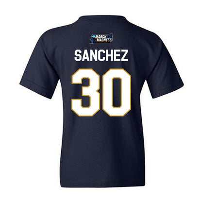 Notre Dame - NCAA Women's Basketball : Gisela Sanchez - NCAA® March Madness® 2026 Youth T-Shirt-1