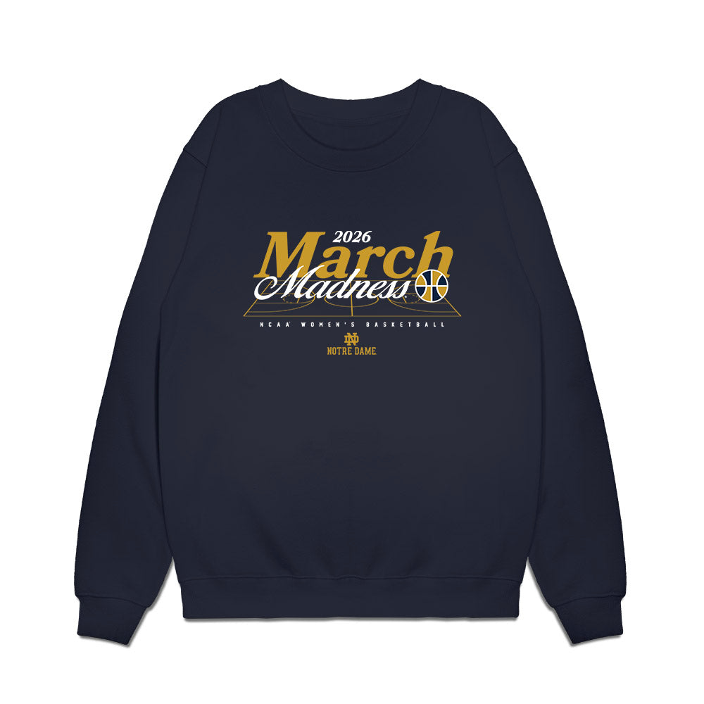 Notre Dame - NCAA Women's Basketball : Jordyn Smith - NCAA® March Madness® Premium Crewneck Sweatshirt-0