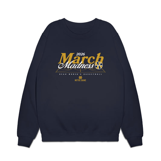 Notre Dame - NCAA Women's Basketball : Jordyn Smith - NCAA® March Madness® Premium Crewneck Sweatshirt-0