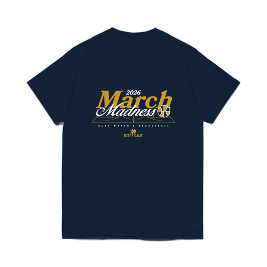 Notre Dame - NCAA Women's Basketball : Jordyn Smith - NCAA® March Madness® Comfort Colors T-Shirt-0