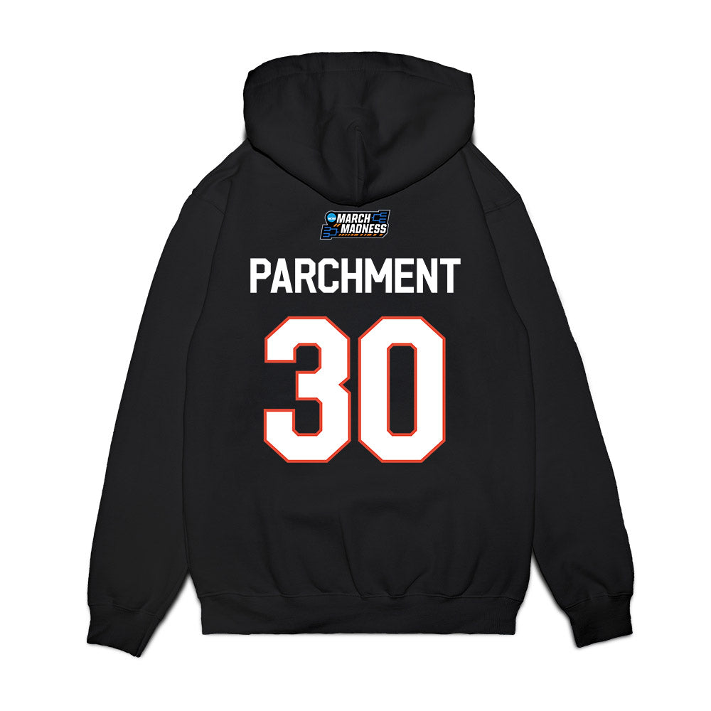 Illinois - NCAA Women's Basketball : Cearah Parchment - NCAA® March Madness® 2026 Premium Hooded Sweatshirt-1
