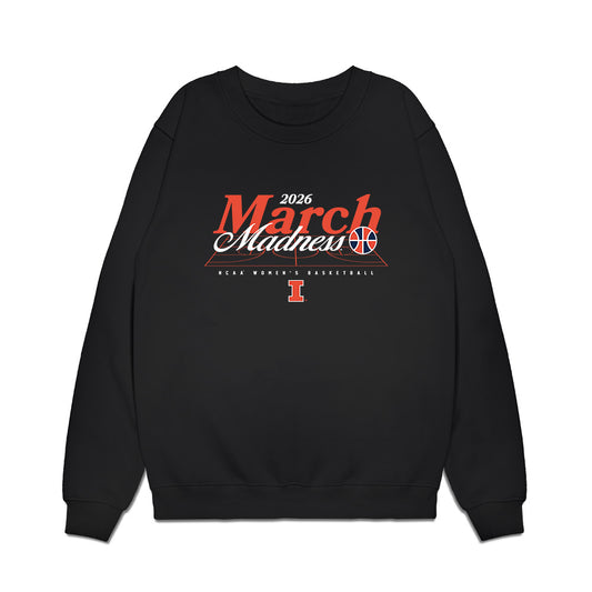 Illinois - NCAA Women's Basketball : Irene Noya Catoira - NCAA® March Madness® 2026 Premium Crewneck Sweatshirt-0