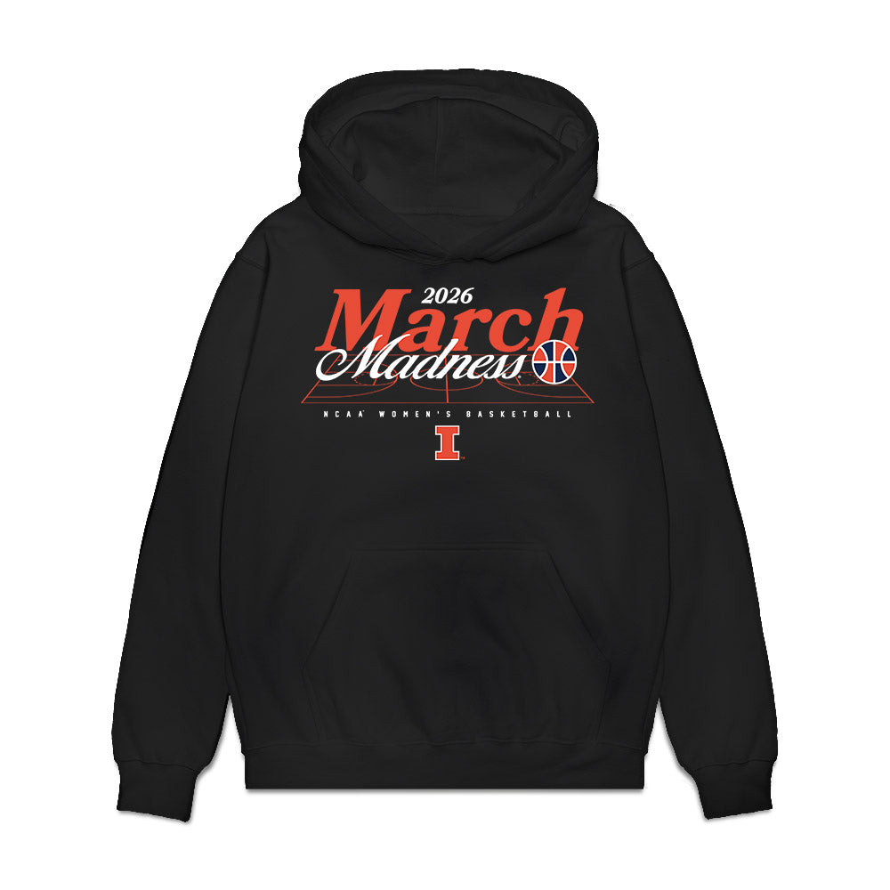 Illinois - NCAA Women's Basketball : Maddie Webber - NCAA® March Madness® 2026 Premium Hooded Sweatshirt-0